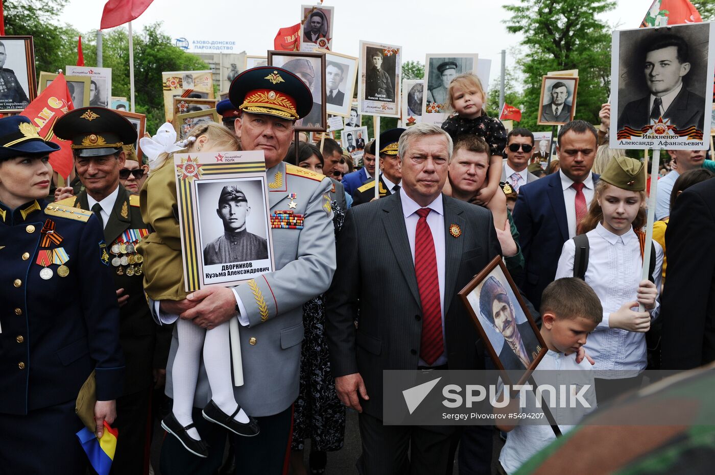 Immortal Regiment event in Russian cities