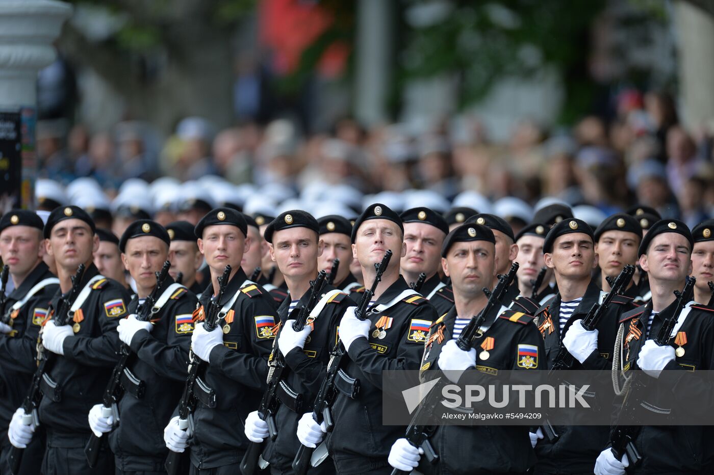 Victory Day celebrations in Russian cities