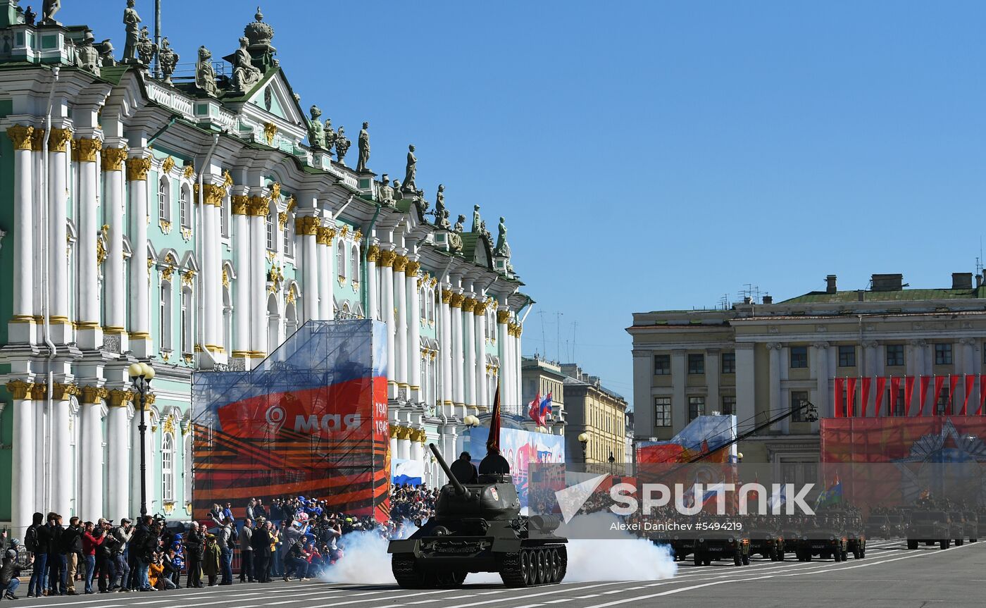 Victory Day celebrations in Russian cities