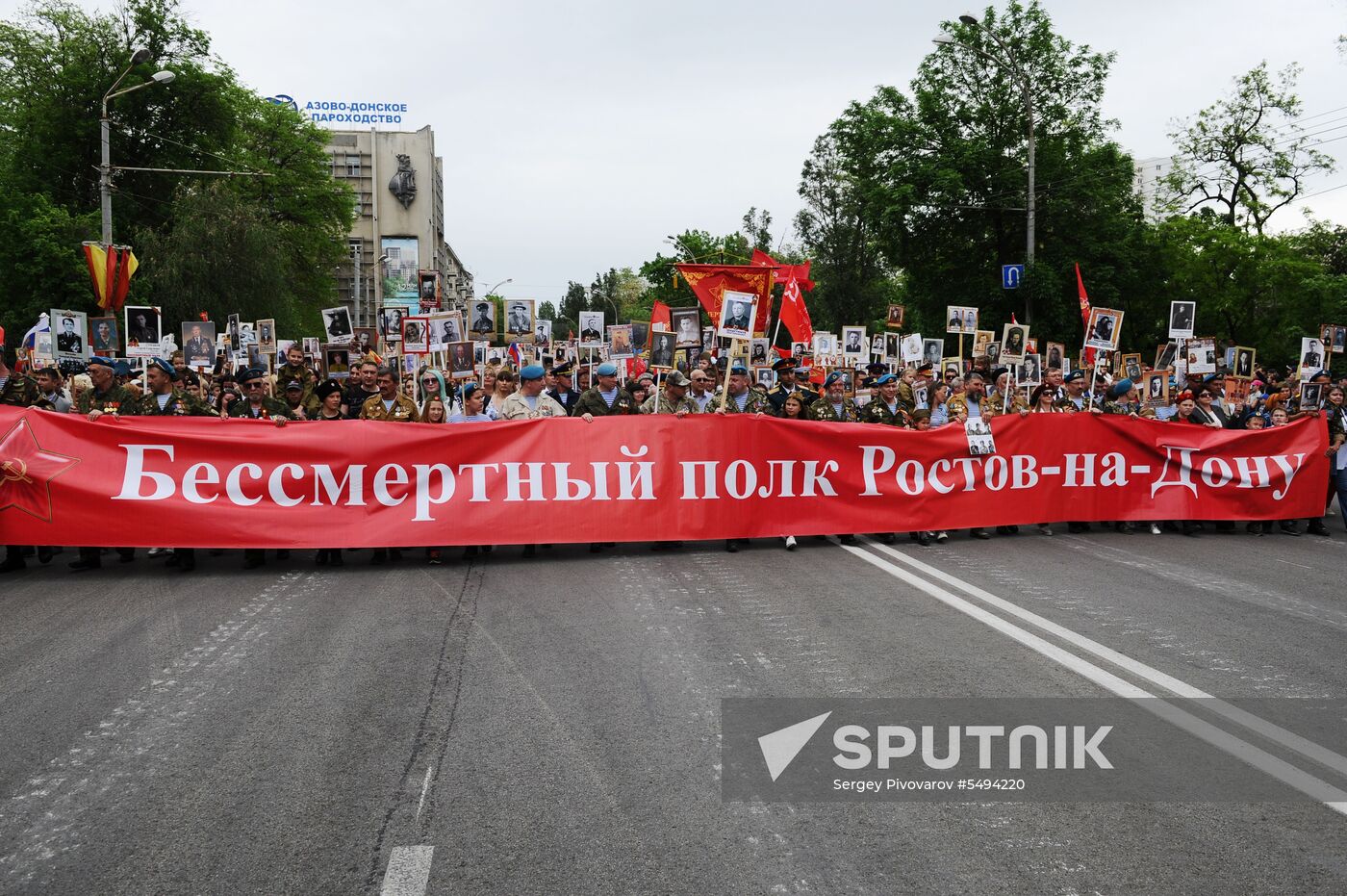 Immortal Regiment event in Russian cities