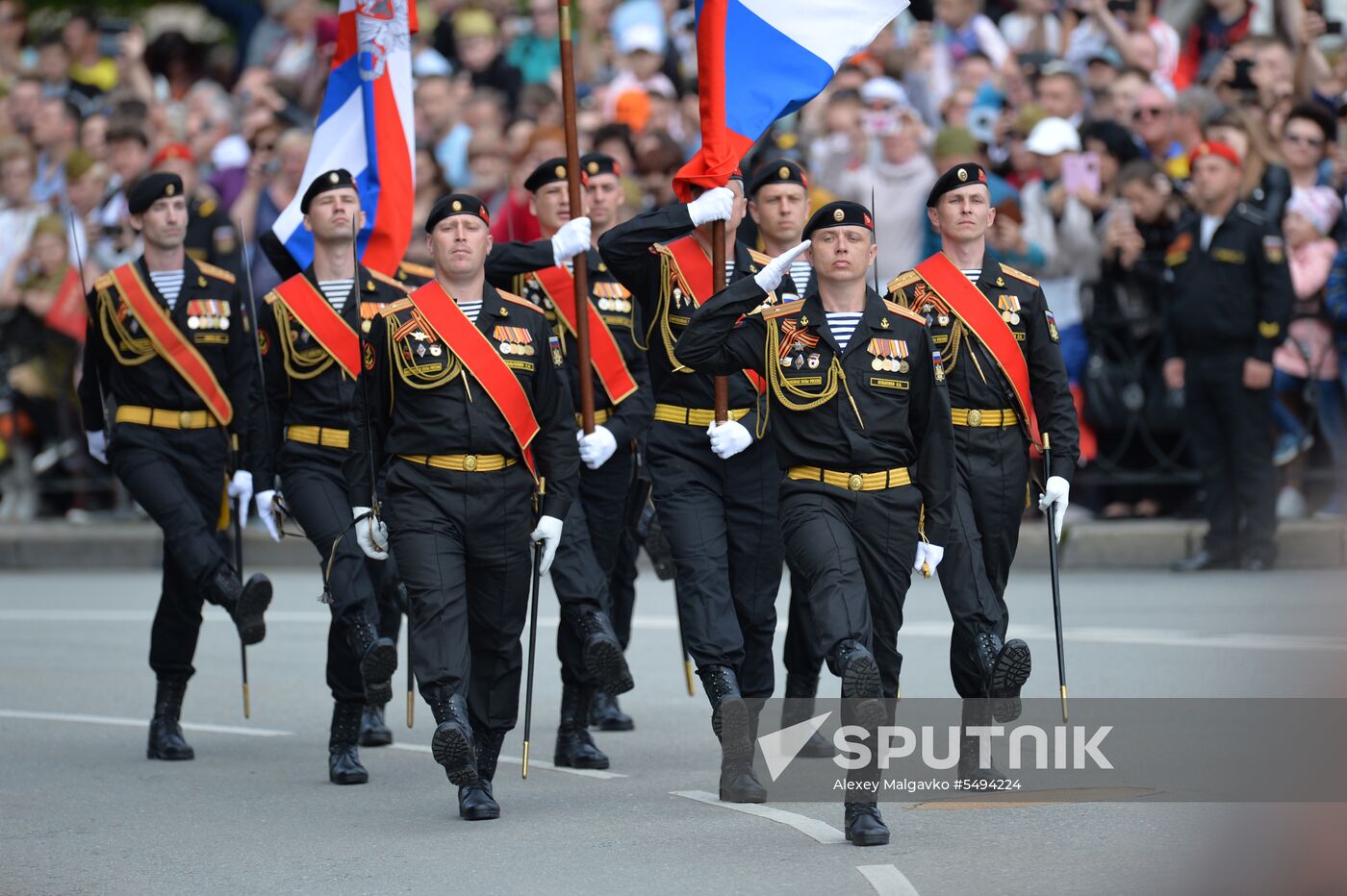Victory Day celebrations in Russian cities