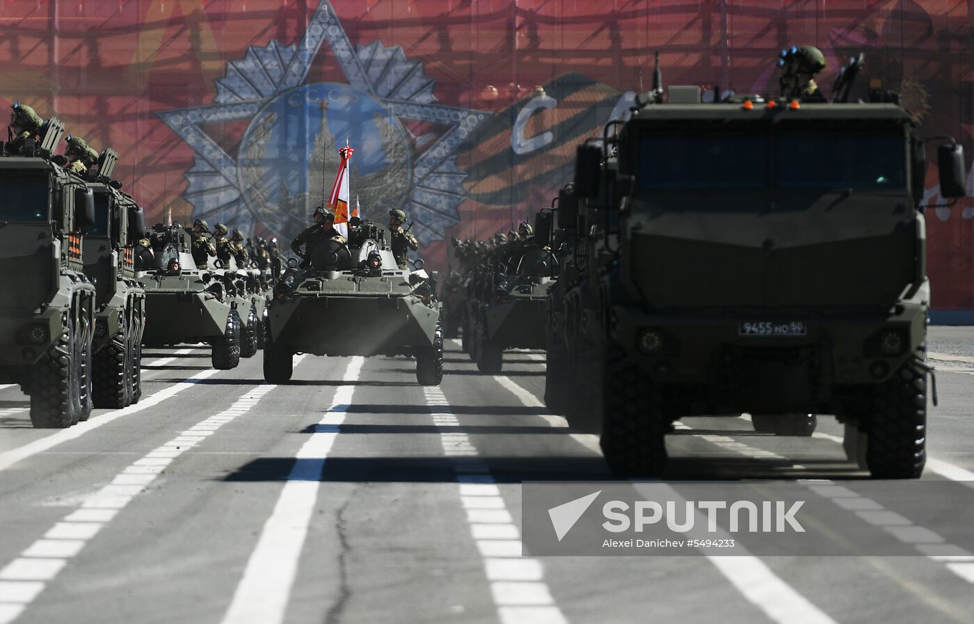 Victory Day celebrations in Russian cities