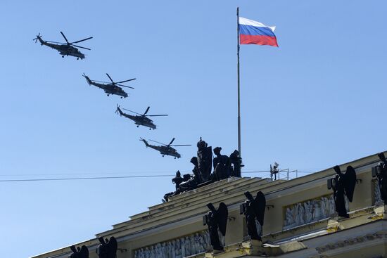 Victory Day celebrations in Russian cities