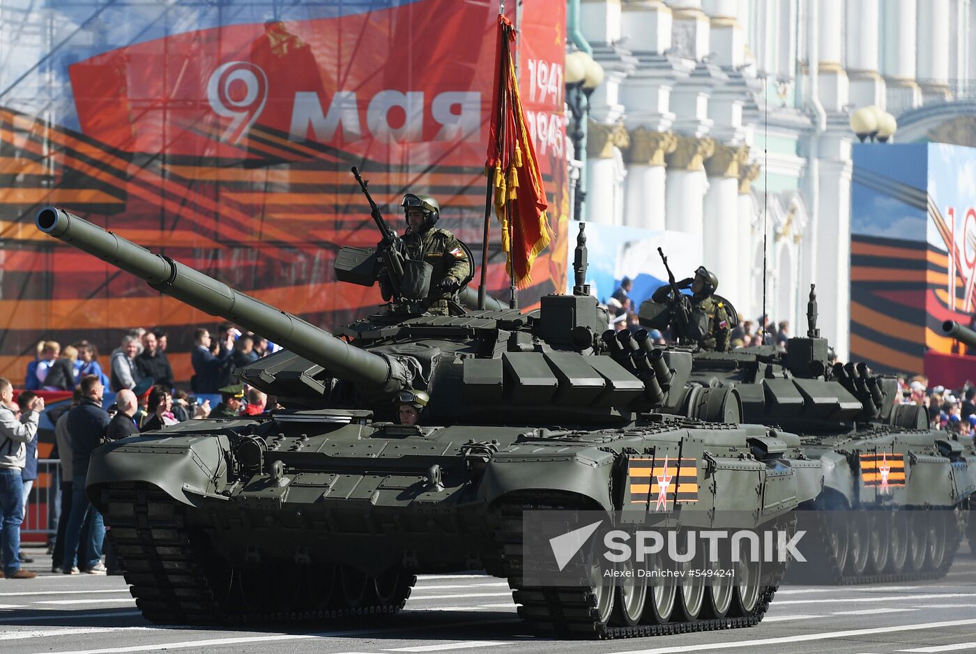 Victory Day celebrations in Russian cities