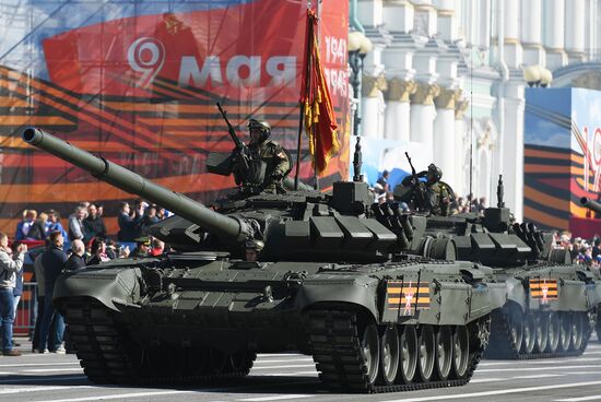 Victory Day celebrations in Russian cities