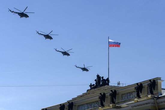 Victory Day celebrations in Russian cities