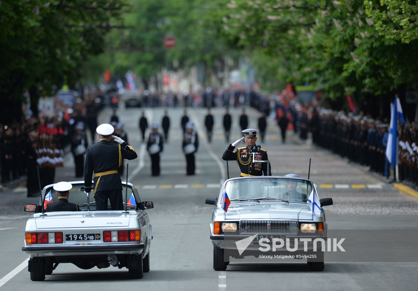Victory Day celebrations in Russian cities