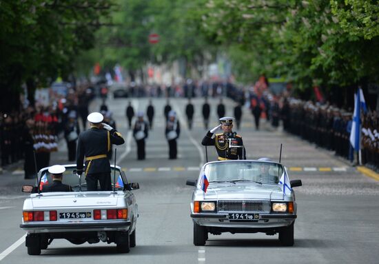Victory Day celebrations in Russian cities