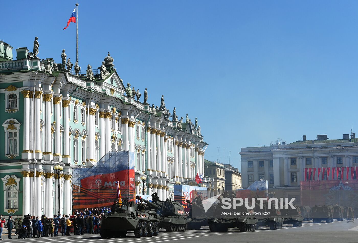 Victory Day celebrations in Russian cities