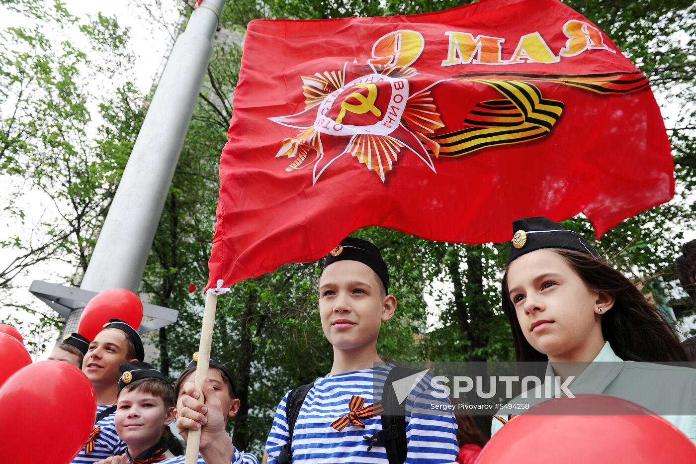 Victory Day celebrations in Russian cities