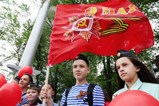 Victory Day celebrations in Russian cities