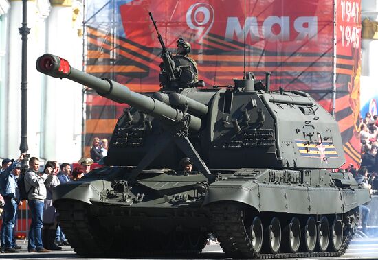 Victory Day celebrations in Russian cities