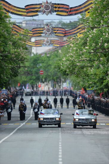 Victory Day celebrations in Russian cities