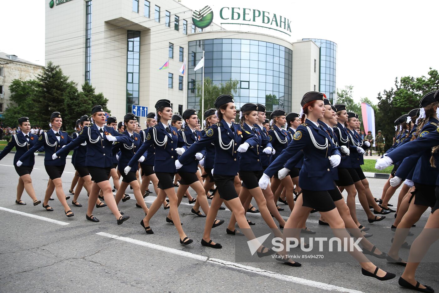 Victory Day celebrations in Russian cities