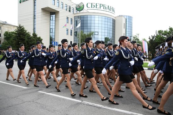 Victory Day celebrations in Russian cities