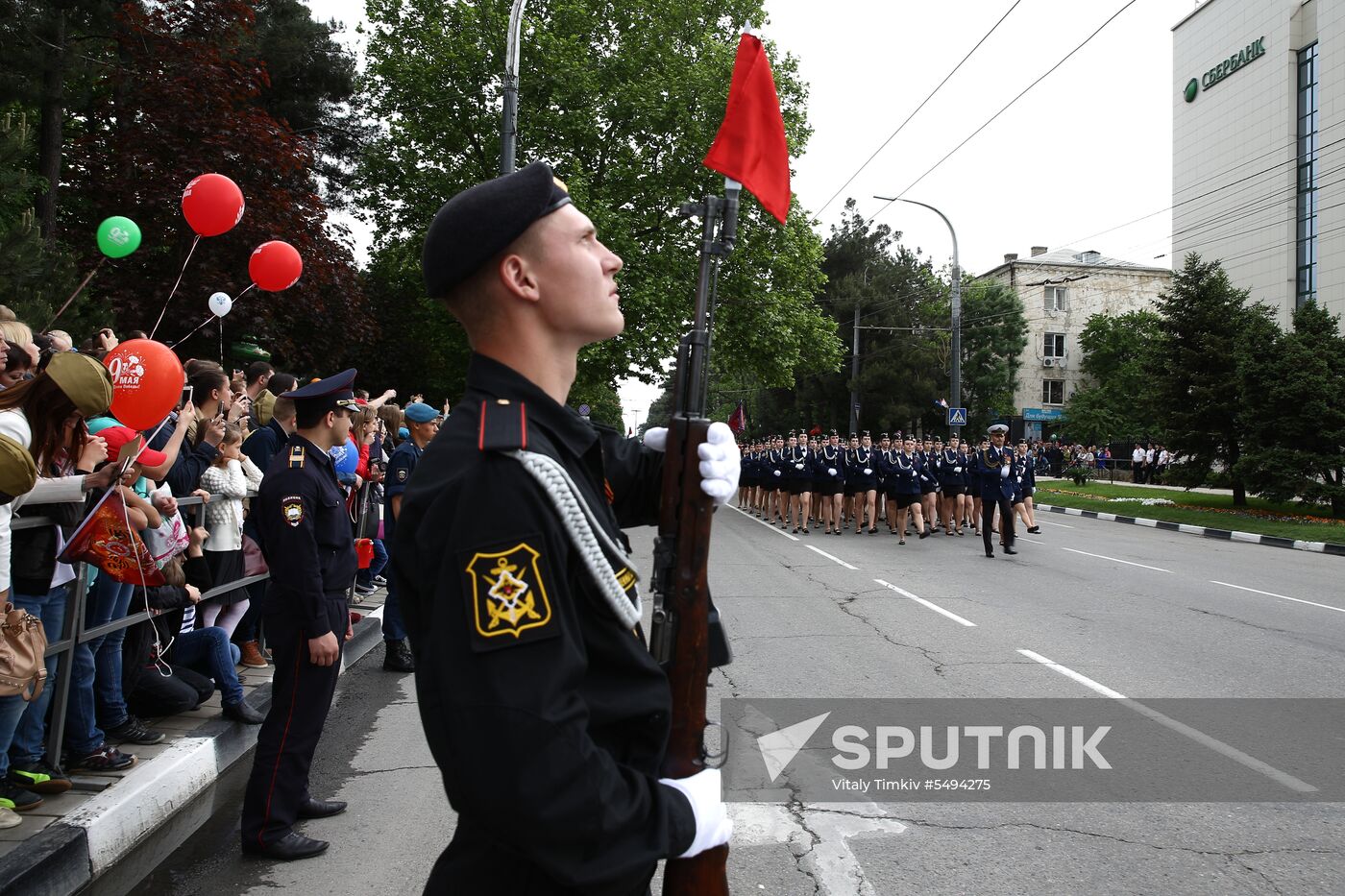 Victory Day celebrations in Russian cities