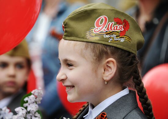 Victory Day celebrations in Russian cities