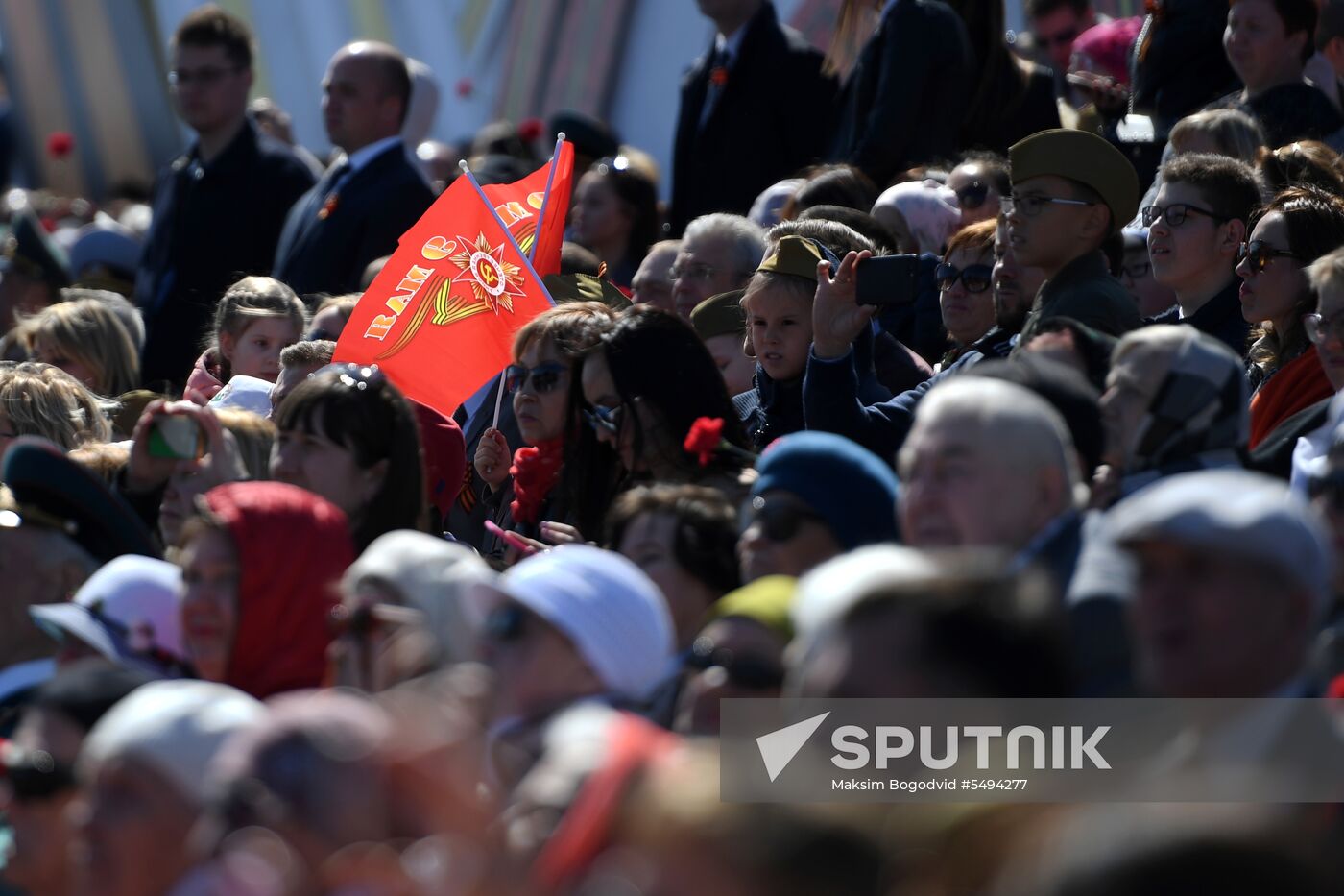 Victory Day celebrations in Russian cities