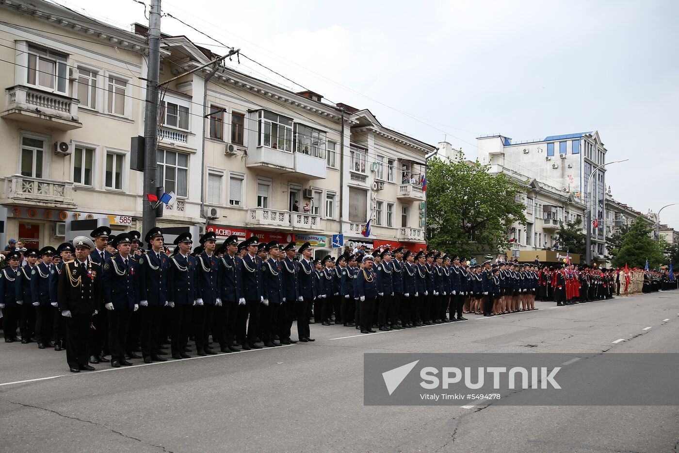 Victory Day celebrations in Russian cities