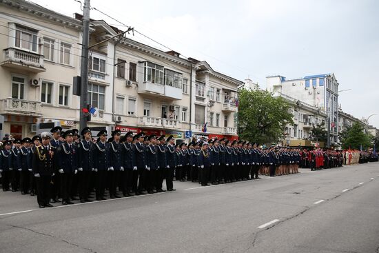 Victory Day celebrations in Russian cities