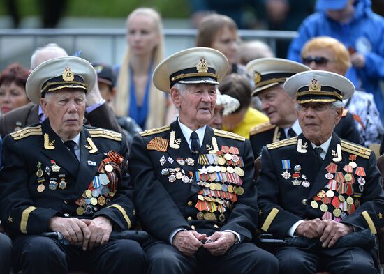 Victory Day celebrations in Russian cities