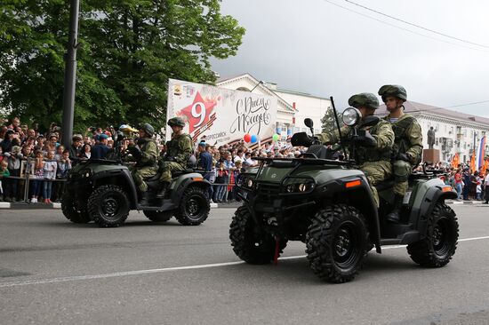 Victory Day celebrations in Russian cities