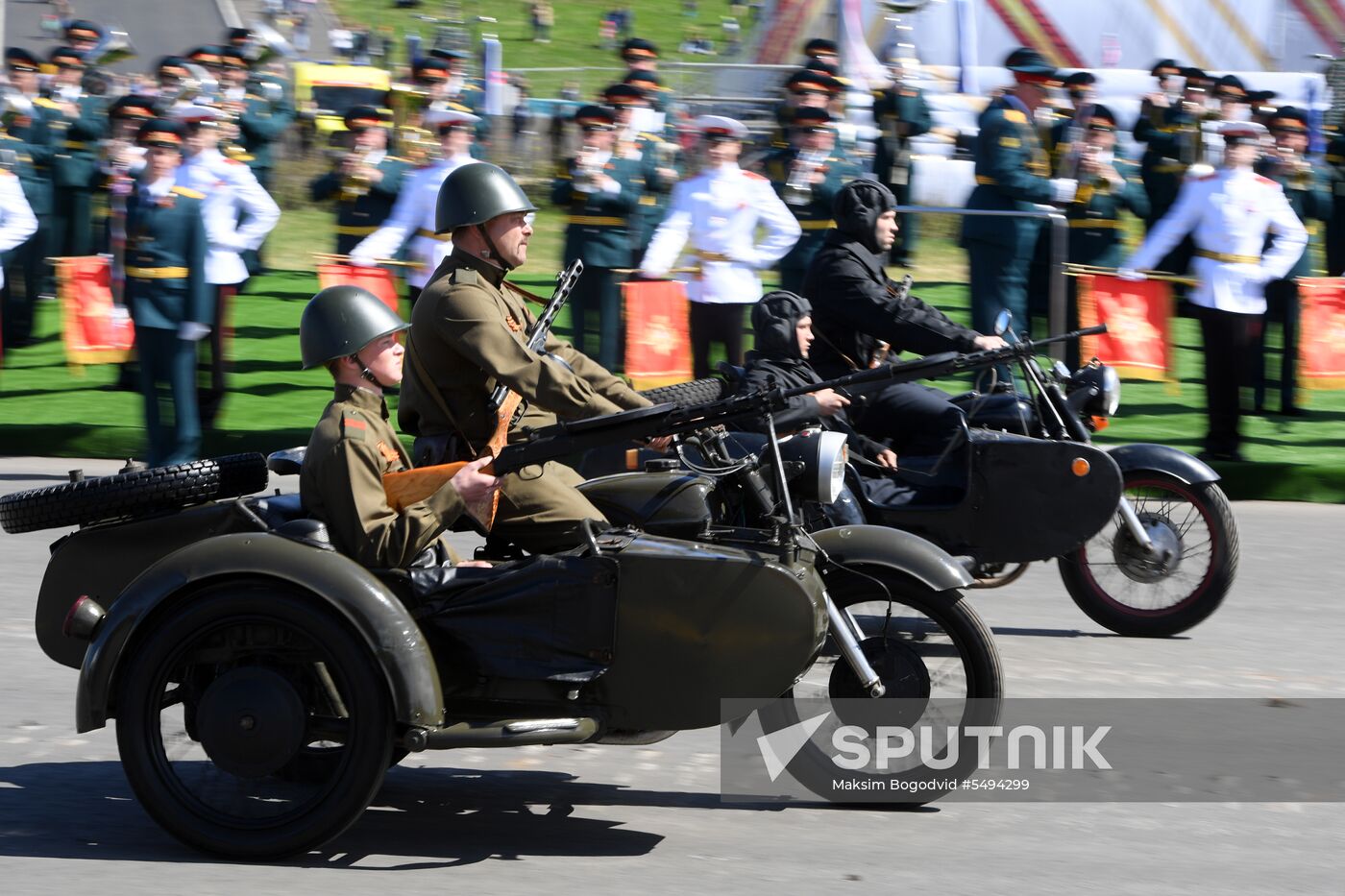 Victory Day celebrations in Russian cities