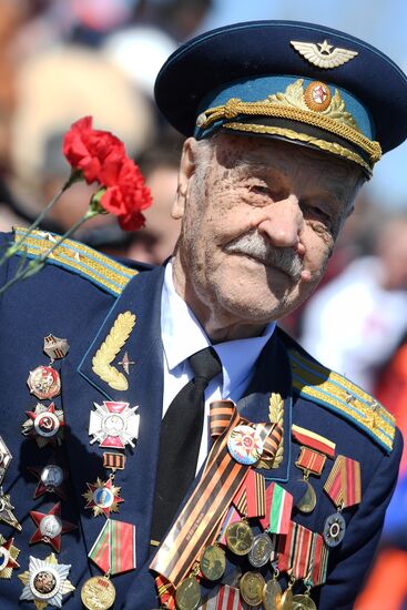 Victory Day celebrations in Russian cities