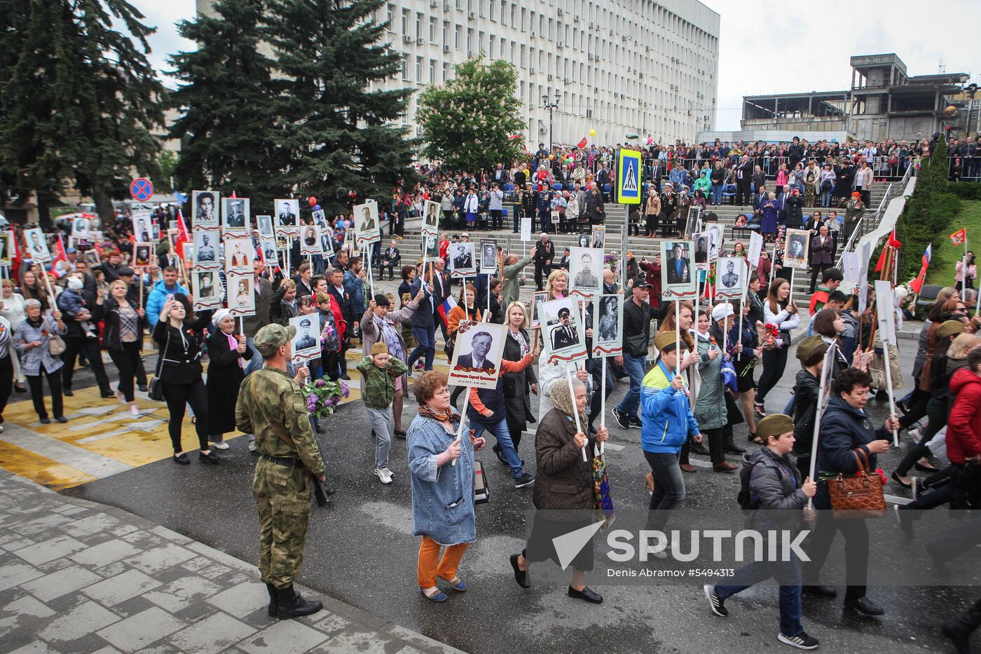 Immortal Regiment event in Russian cities