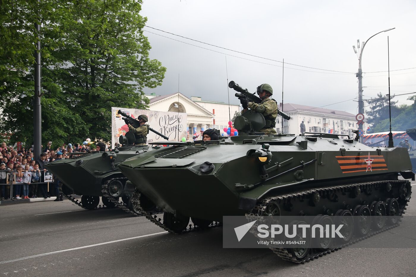 Victory Day celebrations in Russian cities