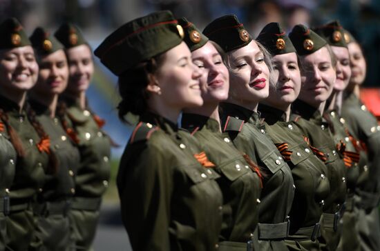 Victory Day celebrations in Russian cities