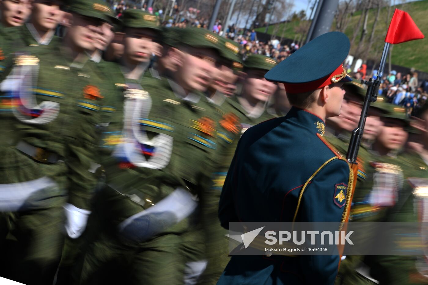 Victory Day celebrations in Russian cities
