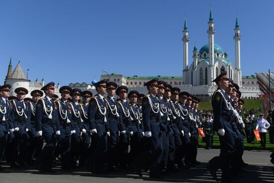 Victory Day celebrations in Russian cities