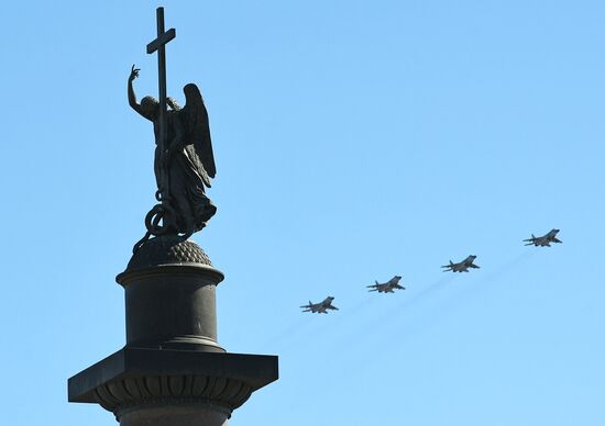 Victory Day celebrations in Russian cities