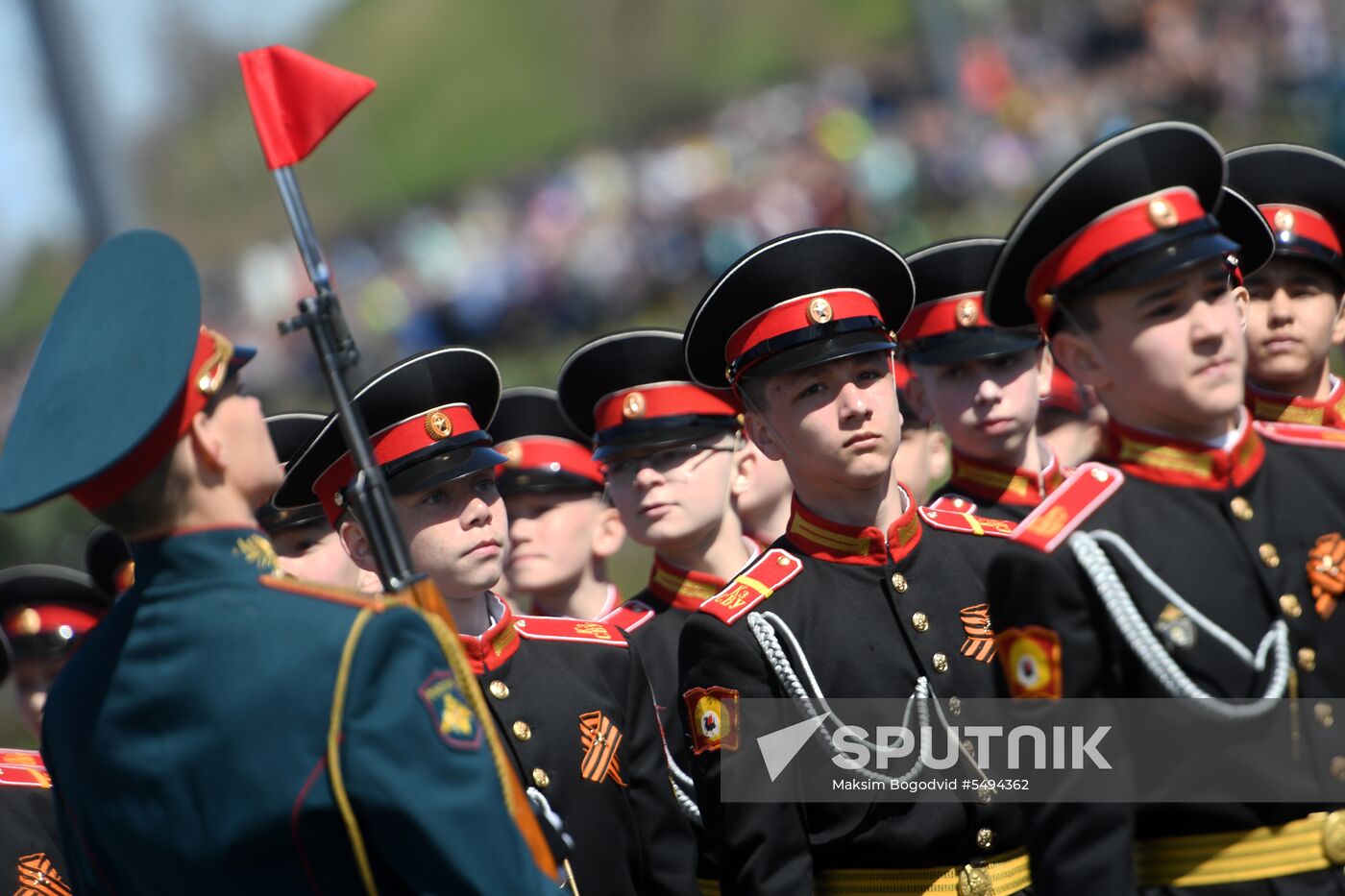 Victory Day celebrations in Russian cities