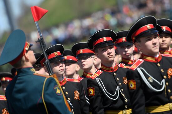 Victory Day celebrations in Russian cities
