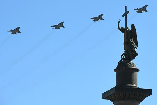 Victory Day celebrations in Russian cities