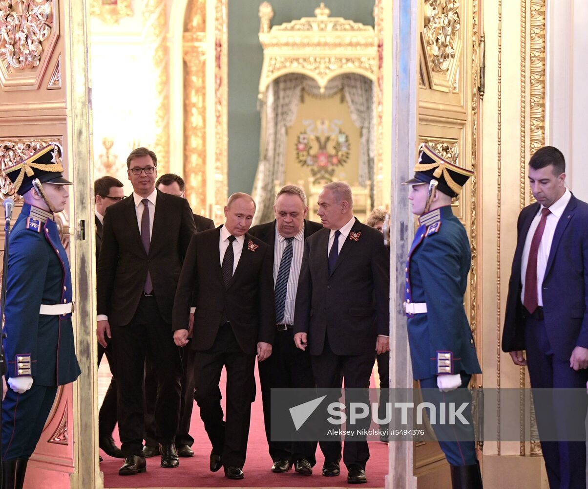 Reception on behalf of President Vladimir Putin to mark 73rd anniversary of Victory in Great Patriotic War