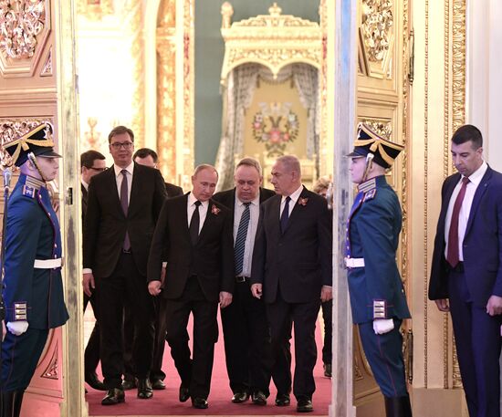 Reception on behalf of President Vladimir Putin to mark 73rd anniversary of Victory in Great Patriotic War