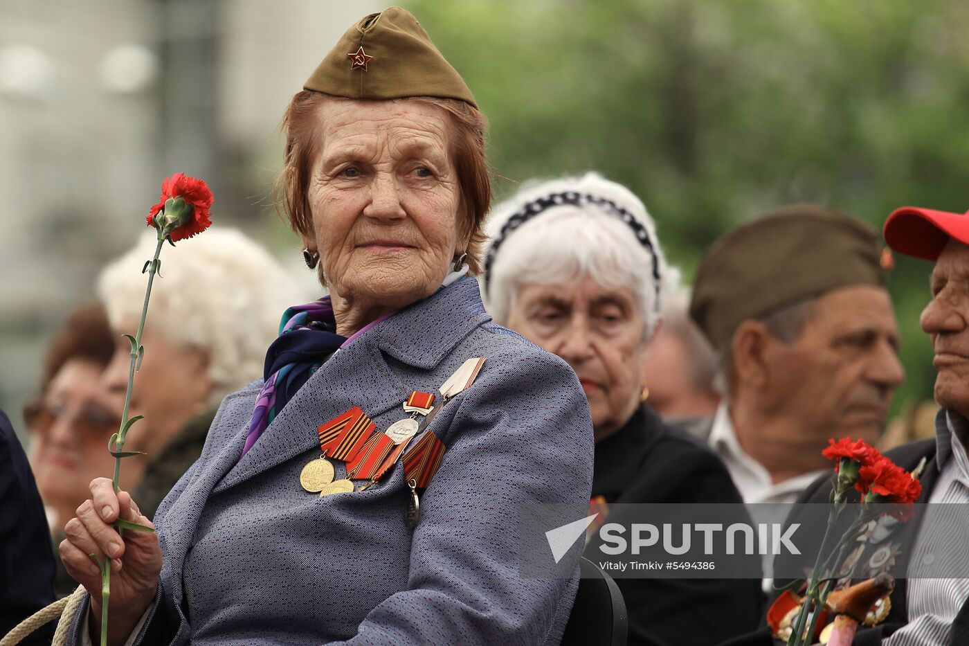 Victory Day celebrations in Russian cities