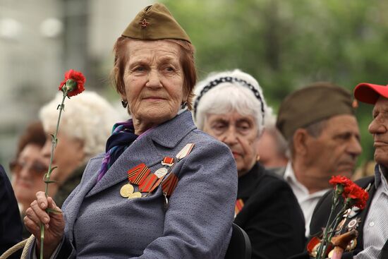 Victory Day celebrations in Russian cities