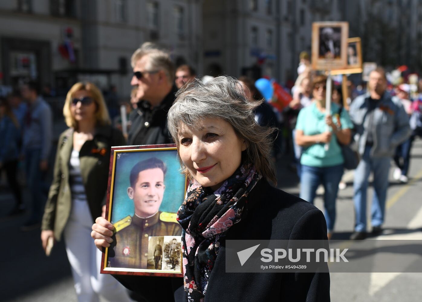 Immortal Regiment event in Moscow