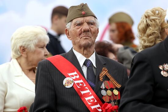 Victory Day celebrations in Russian cities