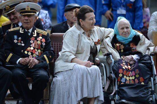 Victory Day celebrations in Russian cities
