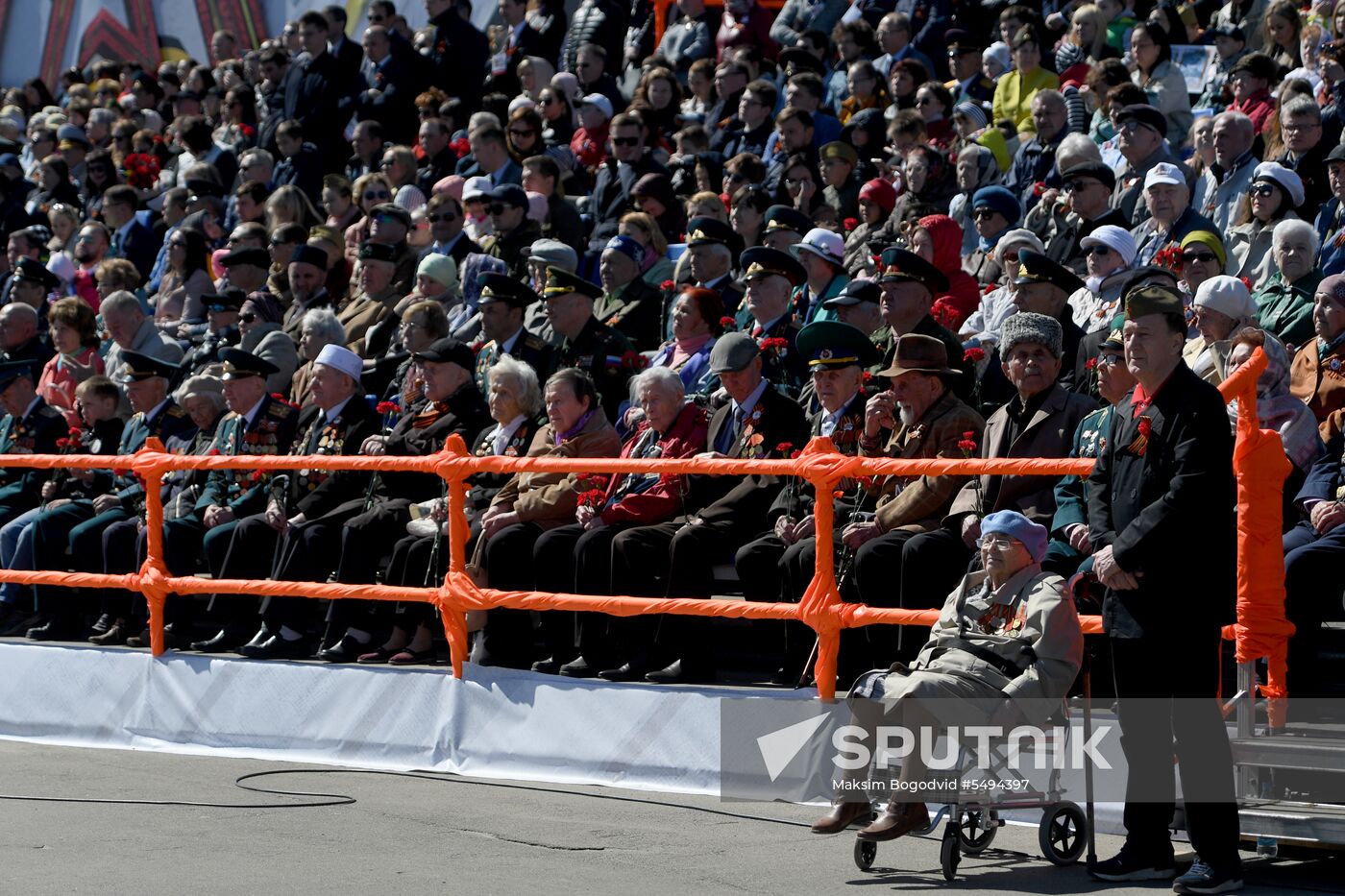 Victory Day celebrations in Russian cities