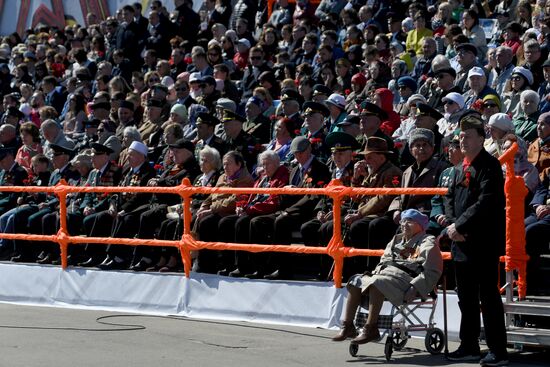 Victory Day celebrations in Russian cities