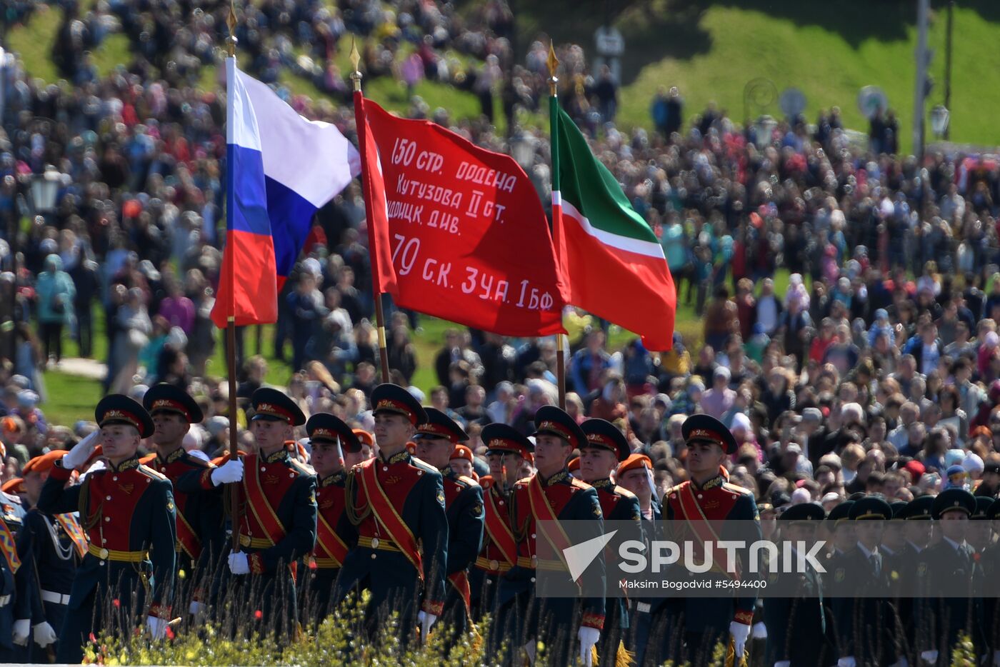 Victory Day celebrations in Russian cities