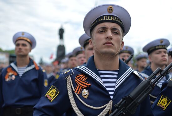 Victory Day celebrations in Russian cities