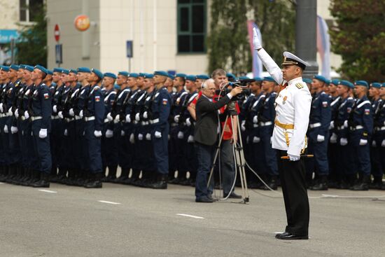 Victory Day celebrations in Russian cities