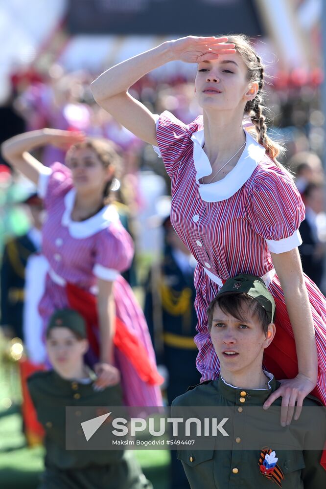 Victory Day celebrations in Russian cities